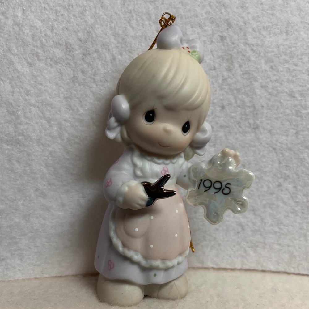 Vintage Precious Moments Ornament - He Covers The Earth With His Beauty